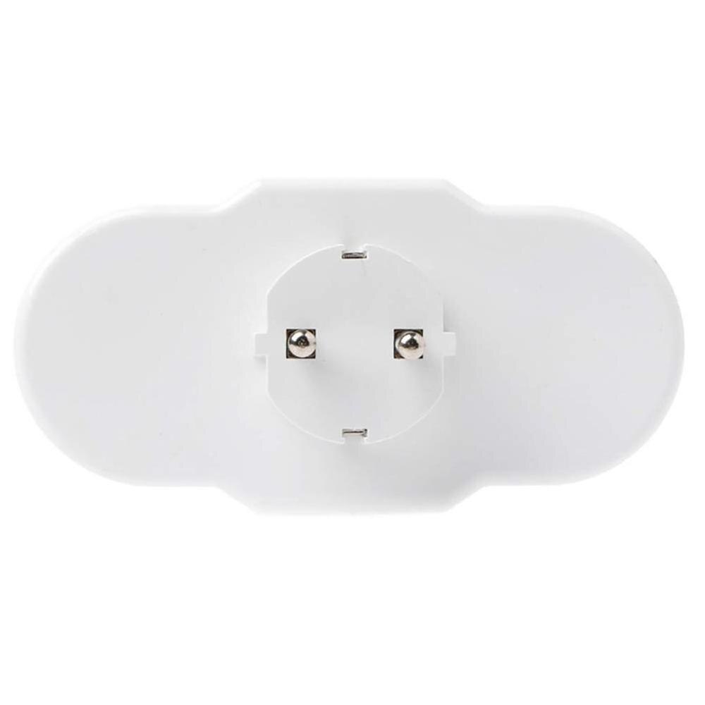 Triple Plug Protective Contact Multiple Plug Power Distribution Adapter EU to Russian Conversion Socket Plug. 
