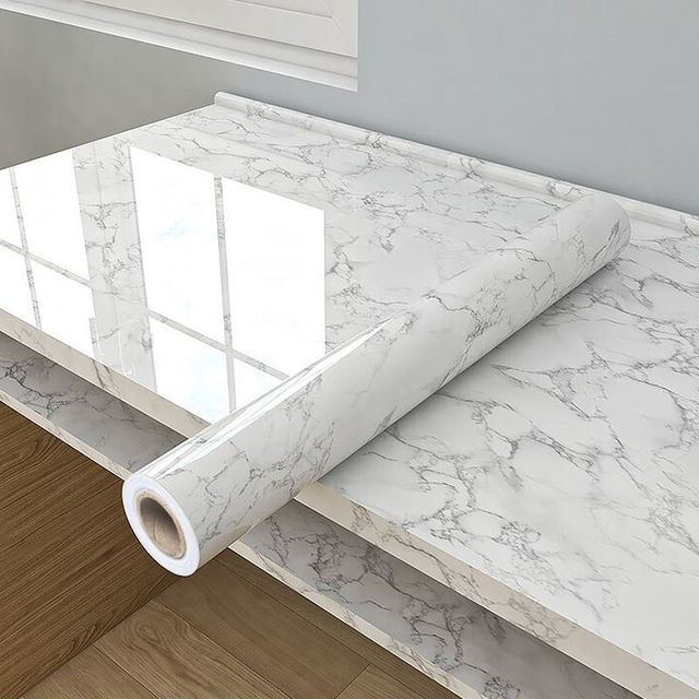 white marble patterns Self Adhesive contact sticker ( 40 sqf ) 20*2  sqf. 