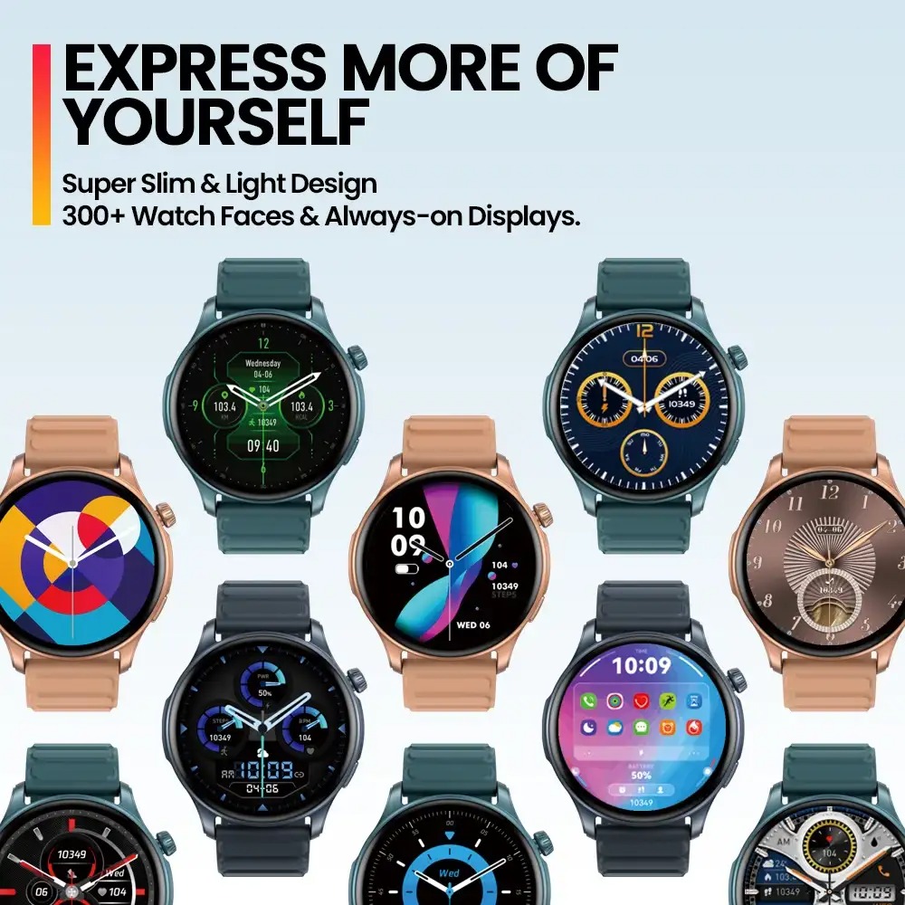 Zeblaze Btalk 3 Pro Smart Watch Amoled Display Blueeoth Calling Smartwatch. 