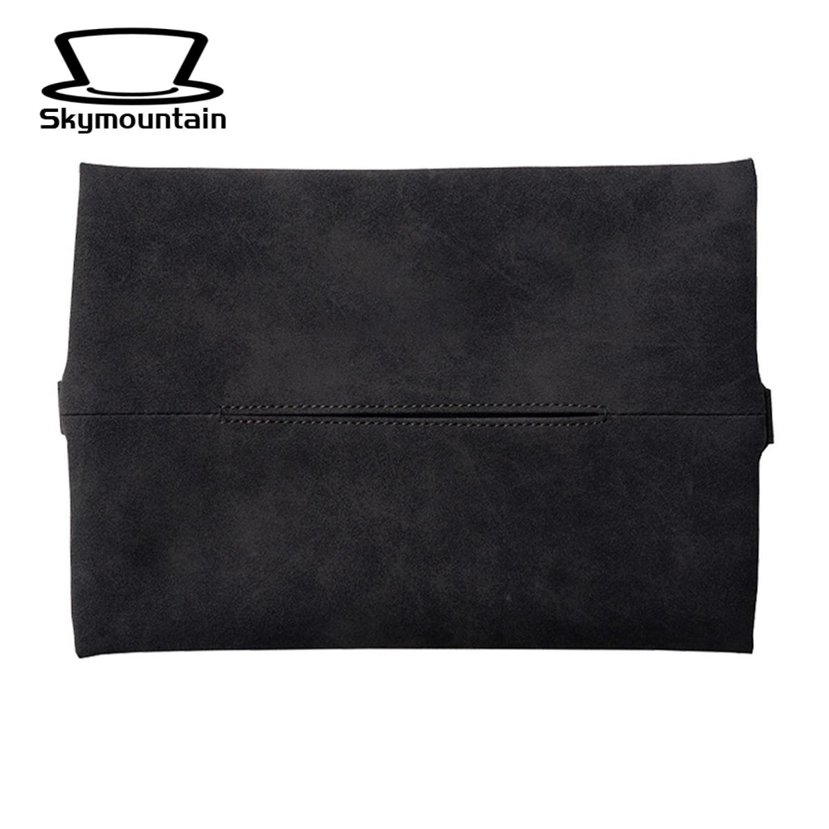 Skymountain Toilet Tissue Box Bottom Zipper Closure Wide Application Tissue Dispenser Box