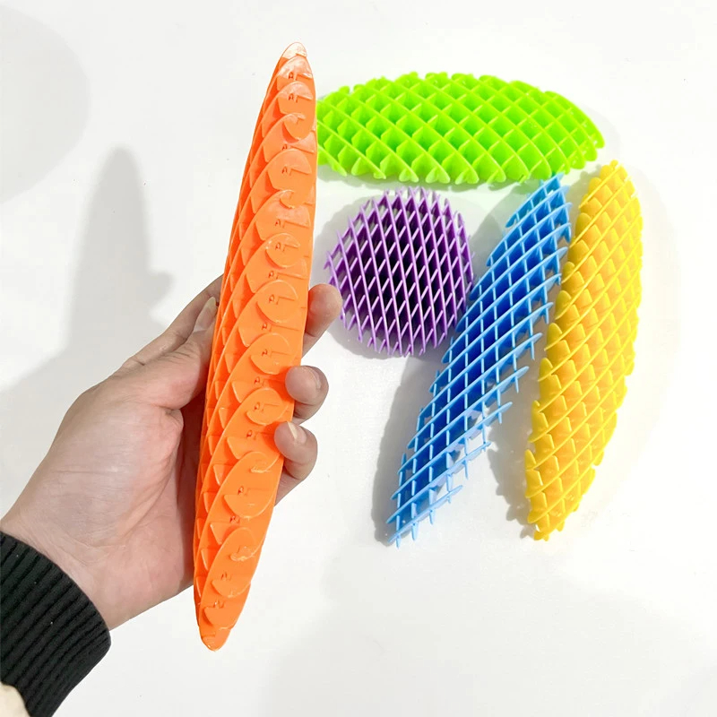 Fidget gadget in the form of a worm. 