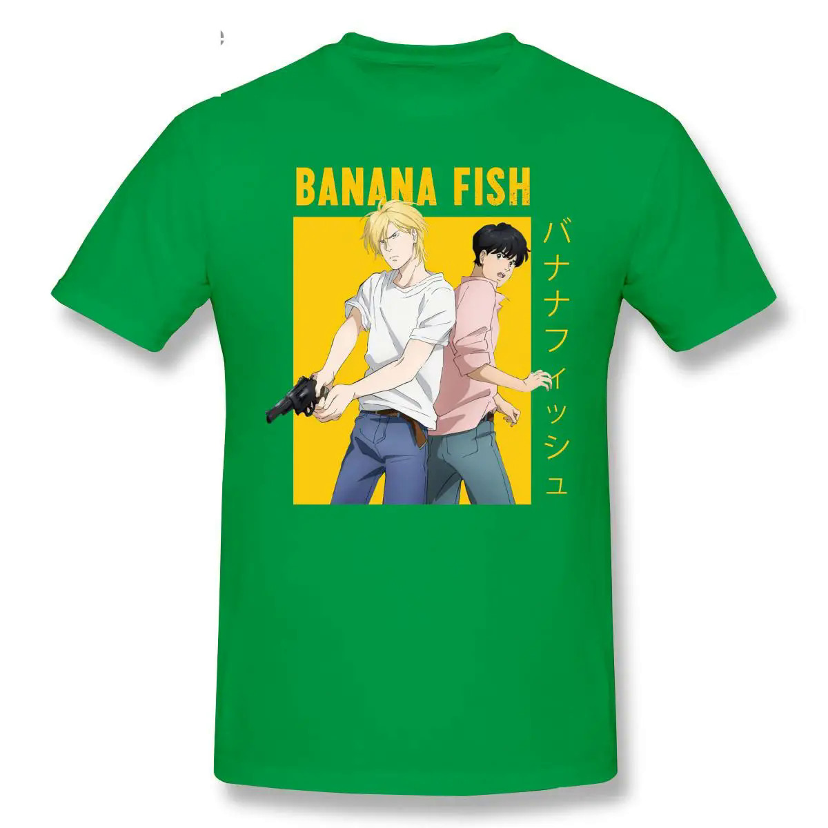 Banana Fish ash Lynx Eiji Okumura, yaoi anime short sleeve casual