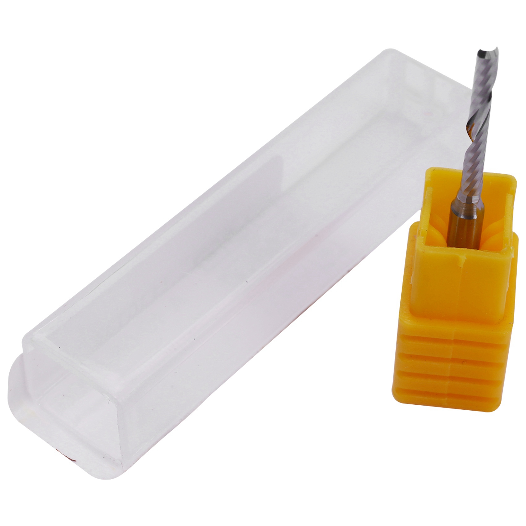 3X 2mm x 15mm Carbide Single Flute Spiral End Mill CNC Router Bit. 