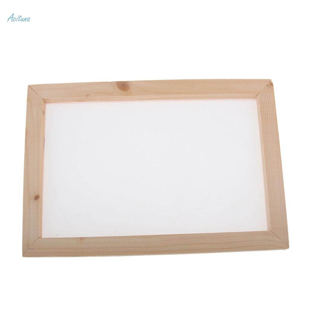 4X A4 Paper Making Mould Kit Making Handcraft Art Paper Making Supplies 20x30cm. 