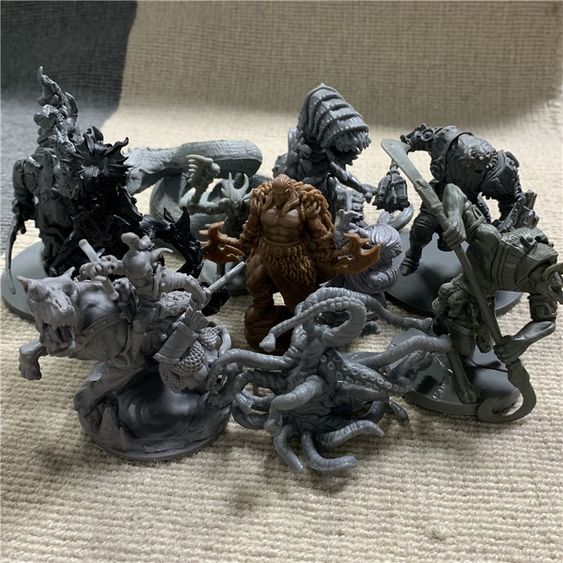 Archer Sea Serpent Monsters Wolf Giant Warriors Board Game Miniatures War Game Role Playing Figures TRPG Toy Unpainted