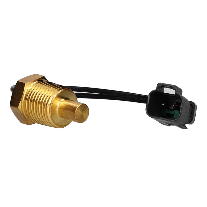 1 PCS Temperature Sensor Assembly Gold & Black 2443106 244-3106 for Caterpillar CAT 414E 416D 416E 416F 420D 420E 420F 422E 422F 424D. 