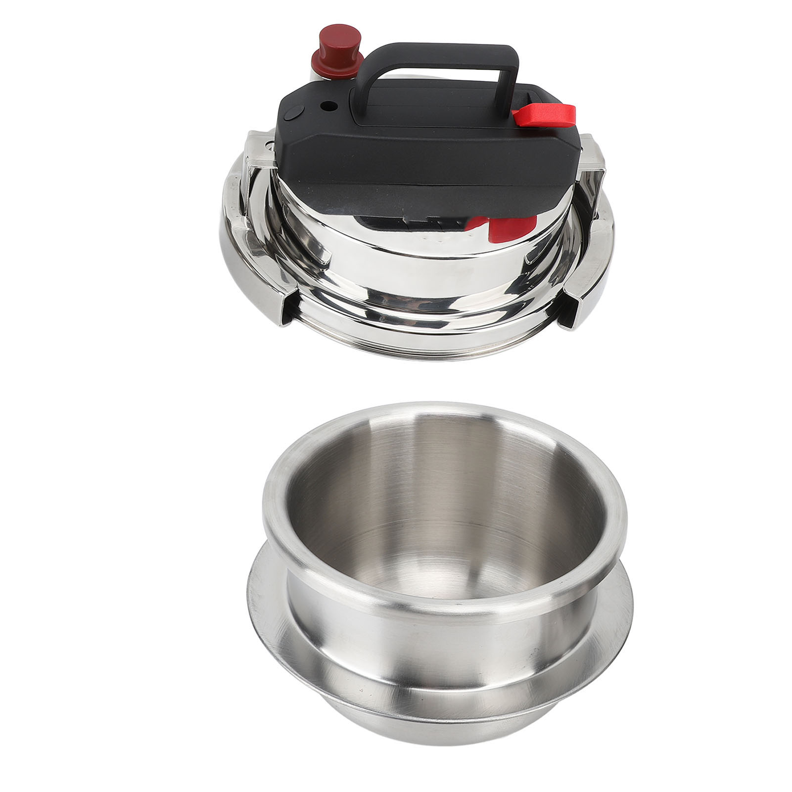 Mini Pressure Cooker Portable 1.6L Camping Pressure Cooker for Home. 