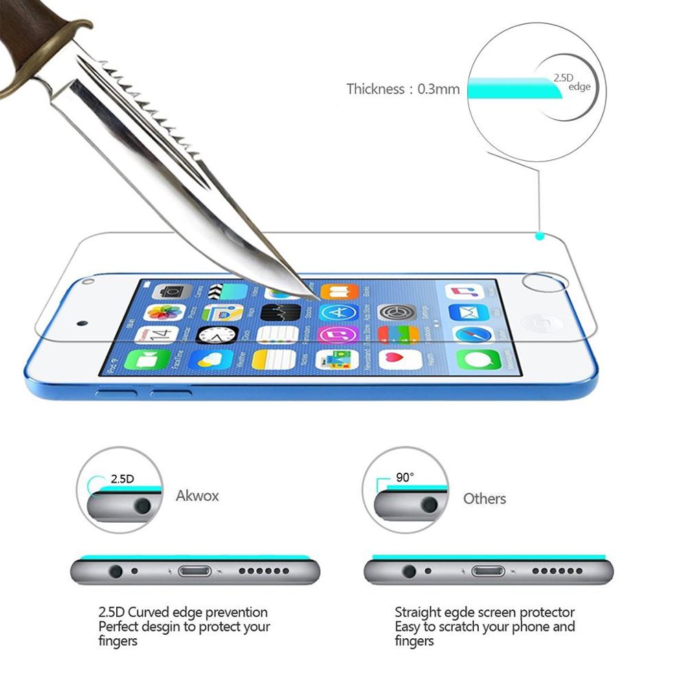 9H 2.5D For Apple iPod Touch 5 / 6 Tempered Glass Screen Protector For Apple iPod Touch 5th 6th Gen Generation Protective film. 
