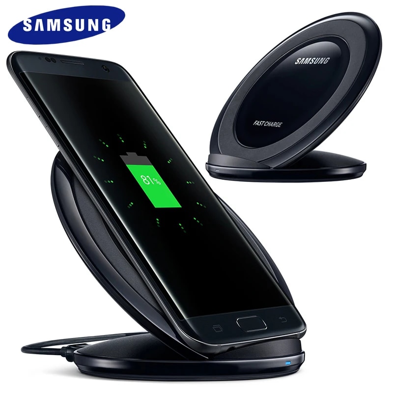 Original Samsung Qi Wireless Charger Standard Pad Fast Fast Charge Desktop EP-NG930 For Galaxy S7 S6 Edge S23 S22 S21 S20 S10 S8
