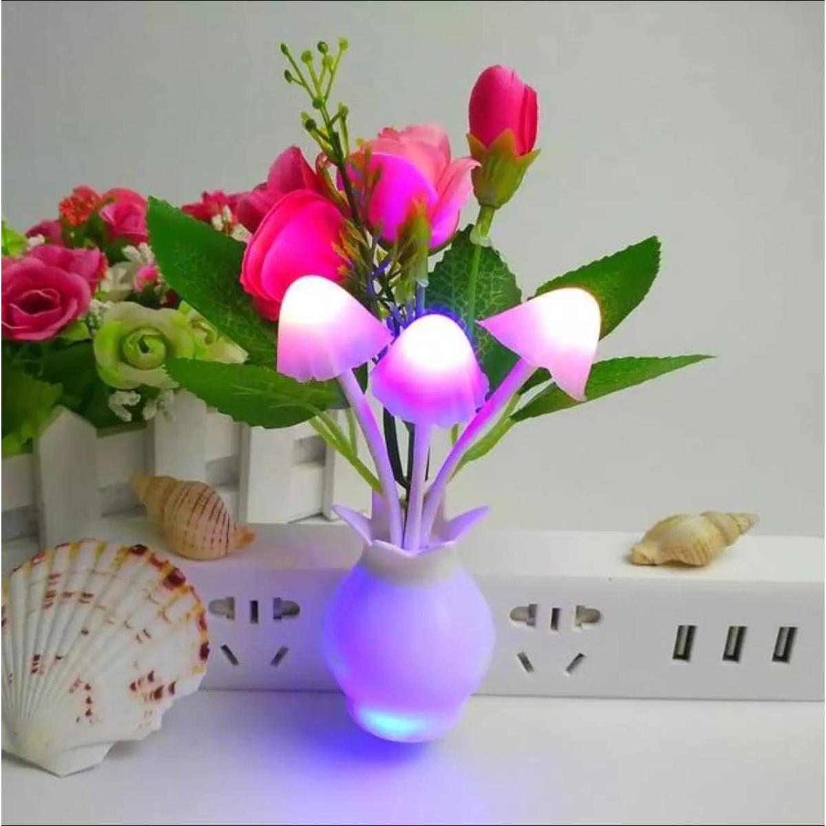 Dim Mashroom Light Green Flower - Multicolor