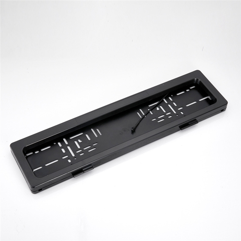 EU License Plate Car License Plate Shutter Car Number Roller Shutter Cover Remote Hide Cover Shutter Frame 2PCS. 