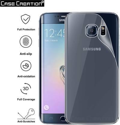 Samsung Galaxy S6 Edge 3D Crystal Clear Back Skin Rear Screen Guard Protector Sticker Protective Film(Gel/Jell Poly) Samsung Galaxy S6 Edge Mobile Skin  (3D Real Transparent Skin Glossy Finish). 