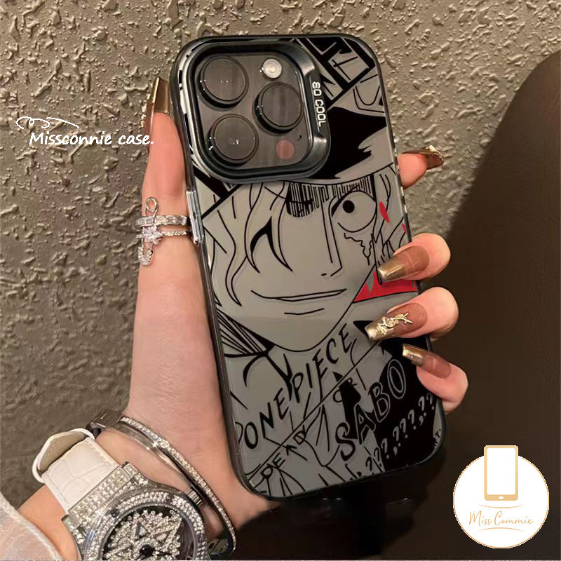 For Realme C53 C67 C55 C11 Note 50 C51 C25 C15 5i 5 6i 8i 5s 9i 7i C12 C21 C25Y C35 C21Y C20A C30 C20 C33 C17 Narzo 50 Trendy Anime One Piece Cool Luffy Zoro Sabo Plating Case. 