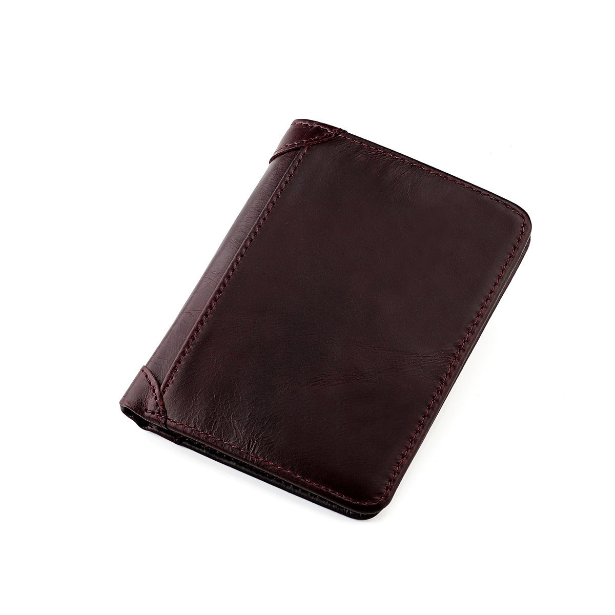 arket bragging leather factory direct sales FI top layer coide men's wallet anti-theft brush wallet. 