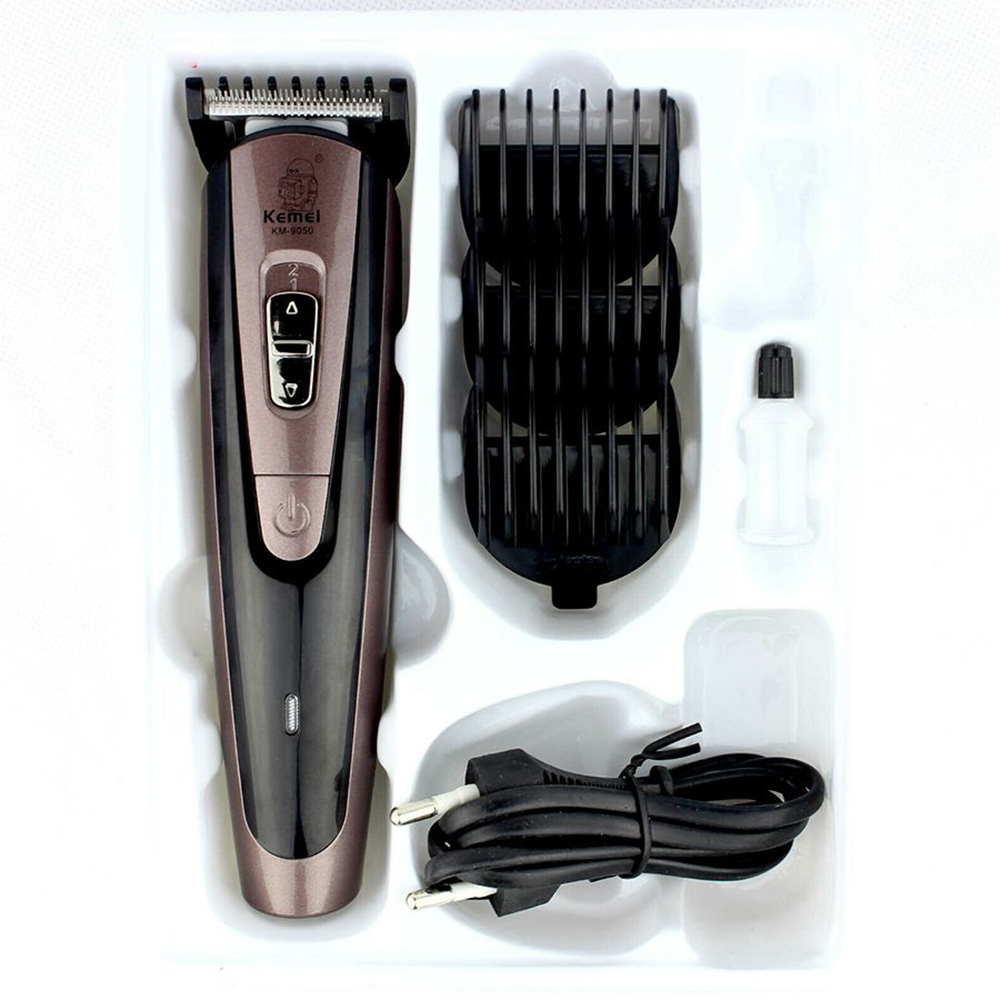 Kemei KM-9050 Rechargeable Hair And Beard Trimmer for men. 