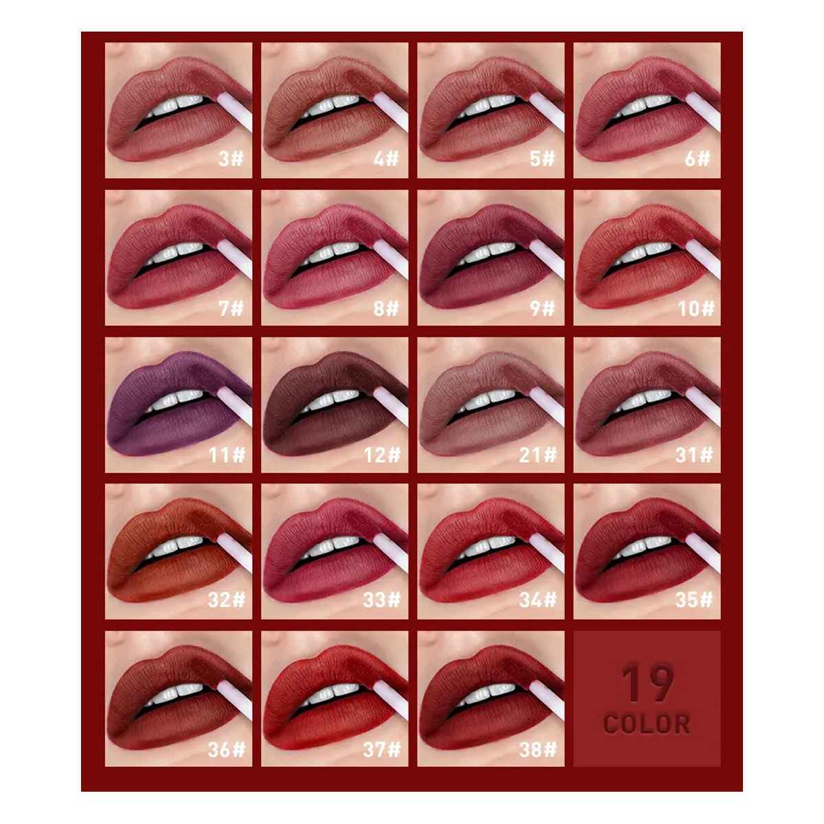 Imagic Waterproof Matte Liquid Lipstick shade-21. 