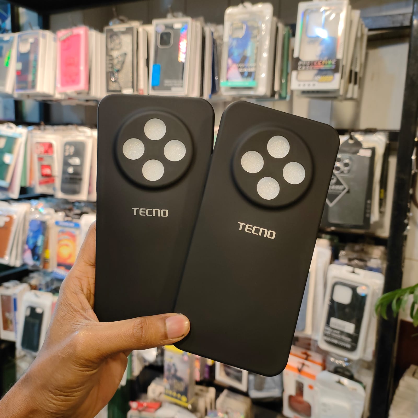 For Tecno Spark 30C  Stylish and Protective Logo Silicone Mobile Cover Casing-E-Store. 