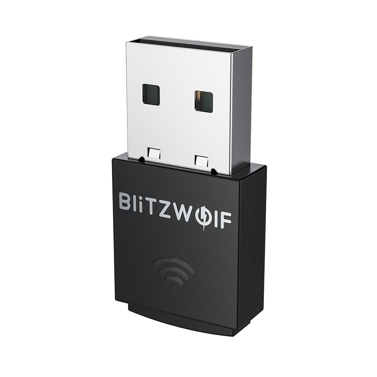 BlitzWolf USB WiFi Adapter with 300Mbps Fast Speed, Soft-AP Mode, Compact Size