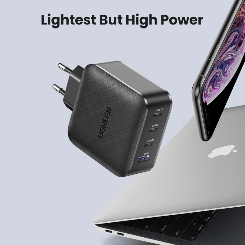 Ugreen PD 65W Charger GaN USB type C Charger  for Apple MacBook. 