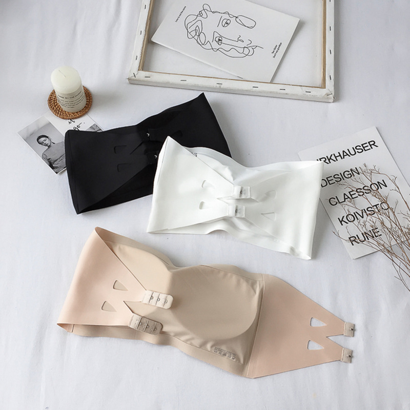 Stepless padded bra body bra without strap bra teenagers bra womens