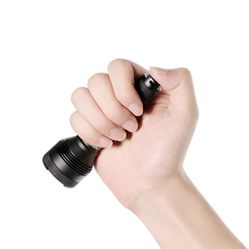 Lumintop GTA 14500/AA flashlight 585 meters long distance searching EDC flashlight 550 lumens with tail switch. 