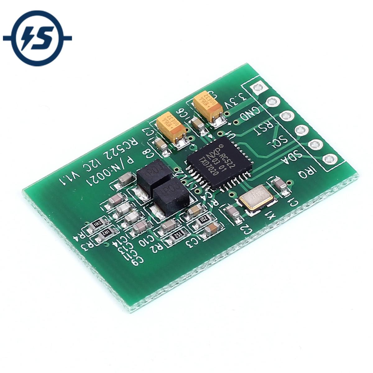 【happy one】RC522 I2C RFID 13.56MHz Reader Writer Card Module Inter IC RF Sensor Module