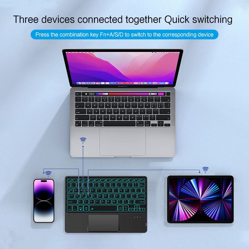 Backlight TouchPad Keyboard For Chuwi HiPad Max Hi10X Pro Plus Hi10 X hi10 Air XR XPro Hi9 plus UBook X bluetooth keyboard Case. 