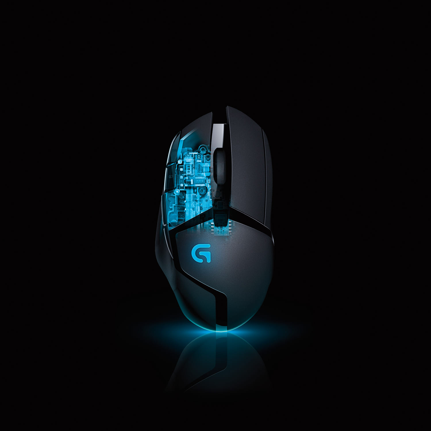 Logitech G402 Hyperion Fury Wired Gaming Mouse, 4,000 DPI, Lightweight, 8 Programmable Buttons, Compatible with PC / Mac - Black. 