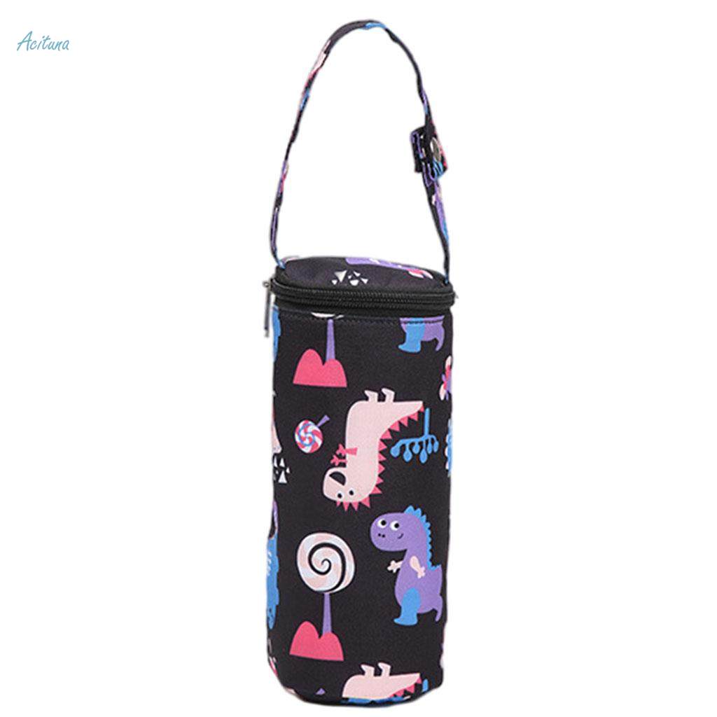 2 x Portable Insulated Baby Bottle Bag Reusable for Daycare Travel Carrier