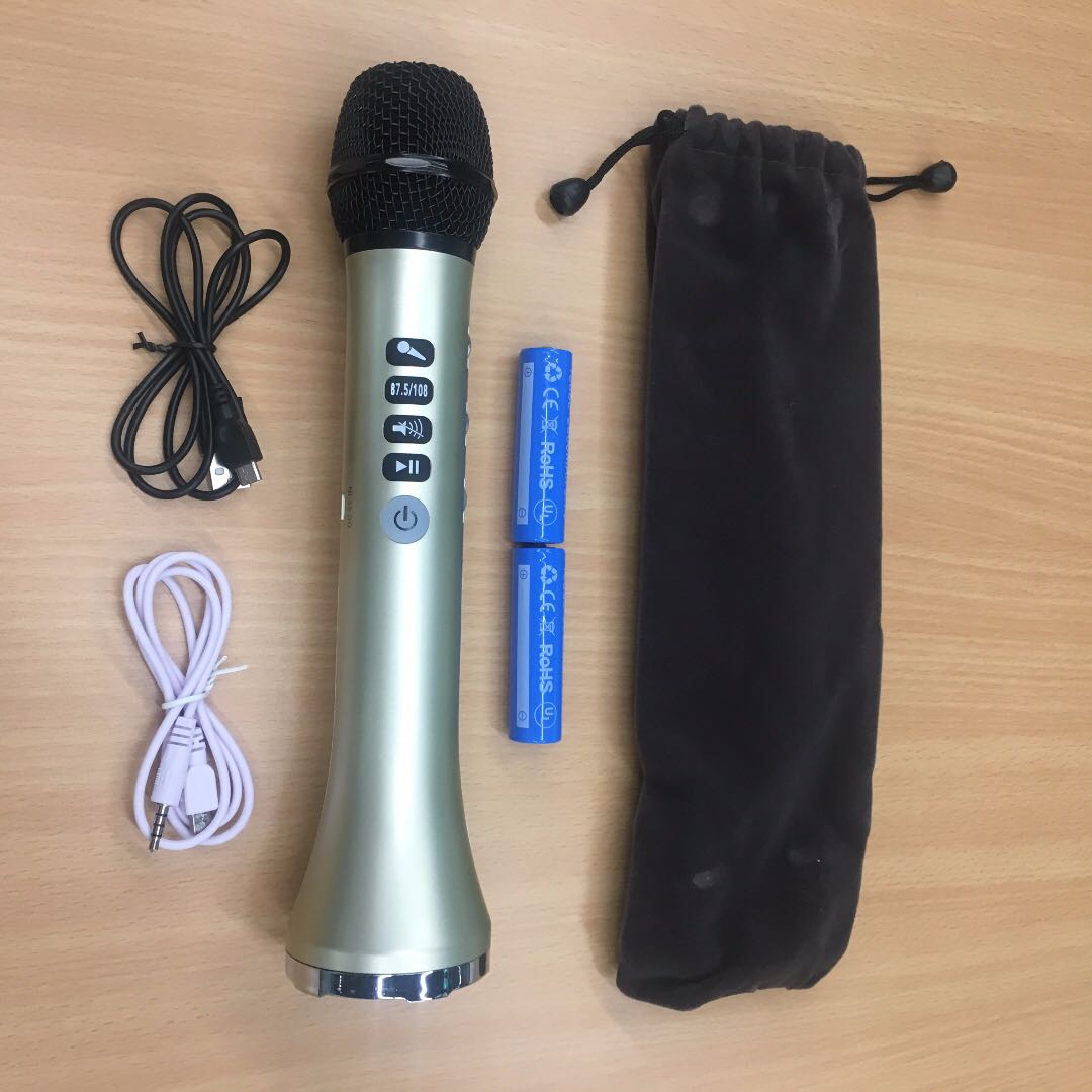 L-698 Karaoke Microphone with Bluetooth Speaker