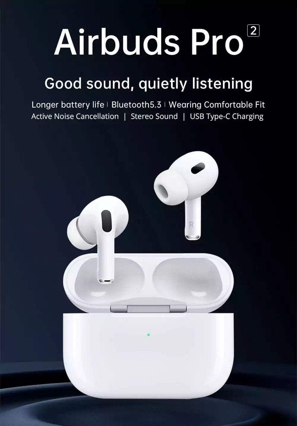 WiWU Airbuds Pro 2 ANC USB‐C. 