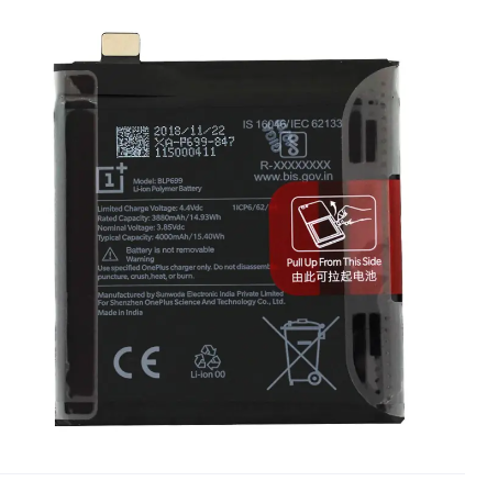 Mobile Battery For Oneplus 7 Pro Replacement Battery