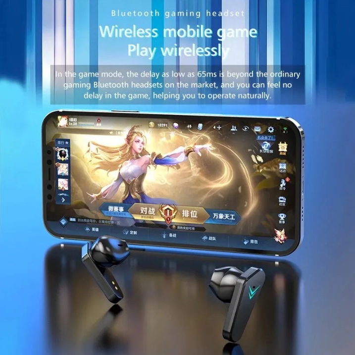 X15 TWS Wireless Bluetooth Headset LED Display Gamer Earbuds with Mic Wireless Headphones Noise Cancelling Bluetooth Earphones. 