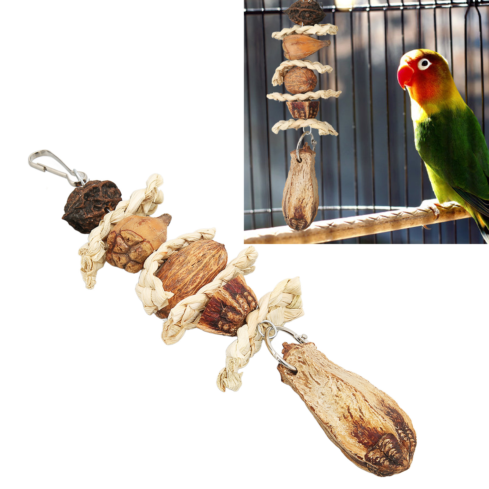 Bird chew toys, parrot chew toys to relieve boredom handmade