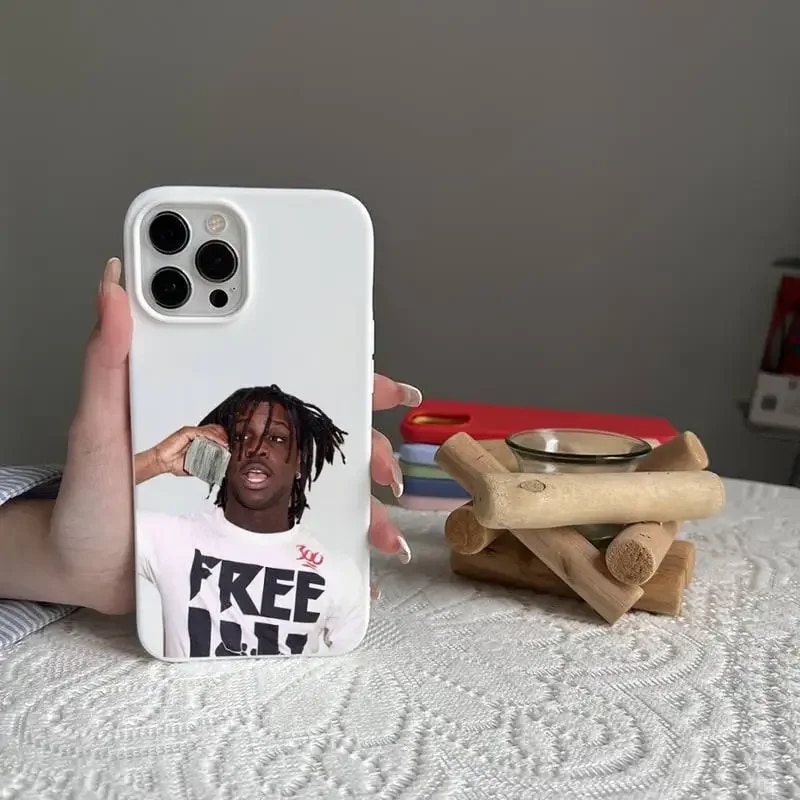 Chief Keef Rapper Phone Case Candy Color for iPhone 14 11 12 13 mini pro MAX Plus. 
