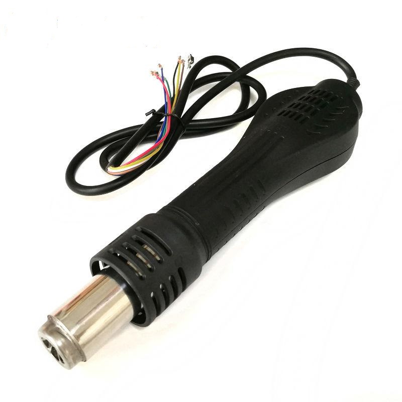 8 WIRE Soldering Station Hot Air Blower Handle 8 Wire 400W Hot Air Soldering Machine Heat Desoldering Machine For 858 858D 85D+ 8858 878A 878 BGA SMD Rework Soldering Station Tools. 