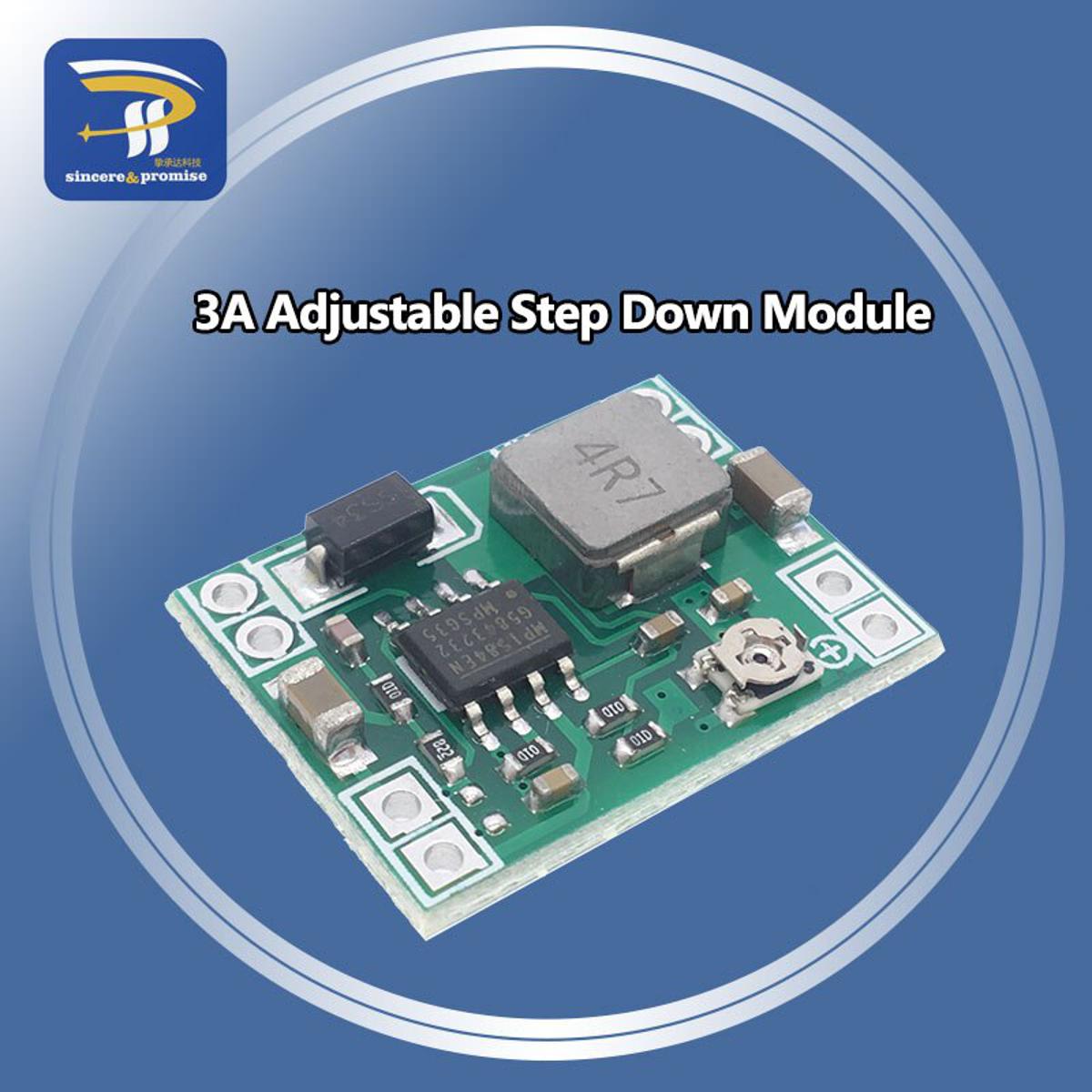 【happy one】5pcs/lot MP1584EN DC-DC step-down power supply module adjustable step-down module super LM2596 size size