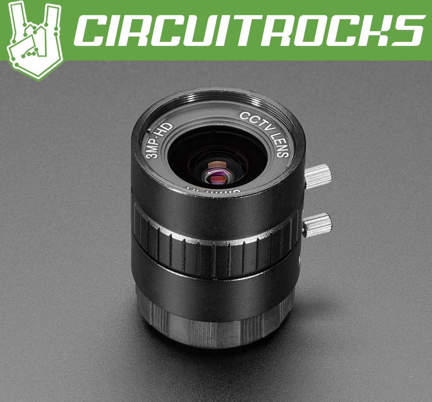 Circuitrocks 6mm 3MP Wide Angle Lens For Raspberry Pi HQ Camera - 3MP