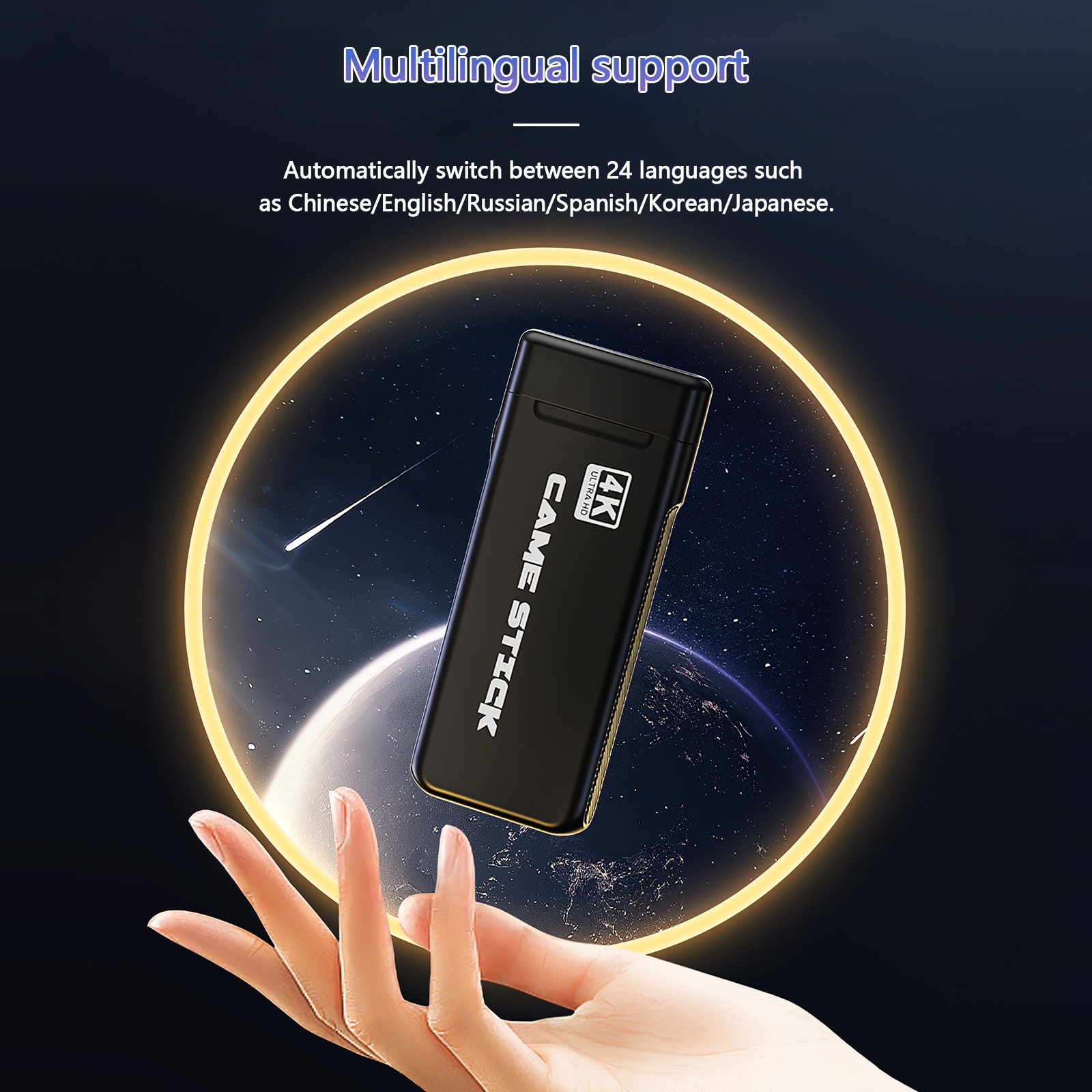 M8 Pro Game Stick 4K HDMI HD Video Console 2.4G Wireless Controller For PS1/FC/GB/GBA Arcade Retro TV Game Console 20000+ Games. 
