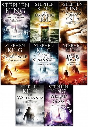 The Dark Tower Series Complete 8 Books Collection Box Set by Stephen King (Gunslinger, Waste Lands, Wizard and Glass, Wolves of the Calla & MORE!) by Stephen King. 