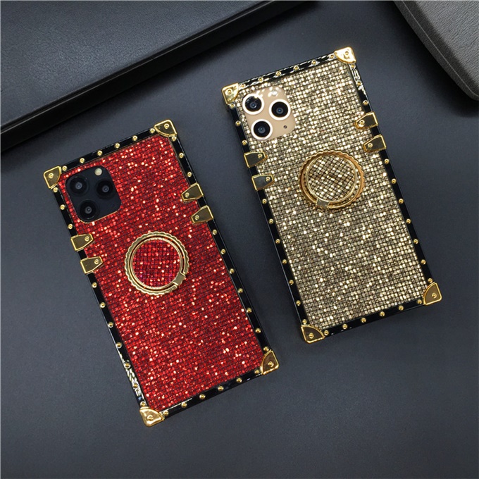 Luxury Bling Glitter Sequins Cover Soft Square Phone Case For OPPO A1 PRO A78 A58 A57 A96 A36 A76 A95 A55 A94 A74 A54 A15 A93. 