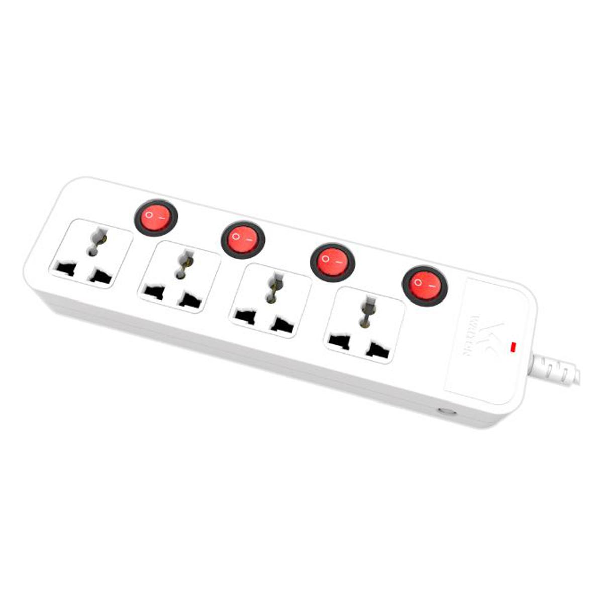 Walton Four Point Extension Socket Walton 4 Port Multi plug With 5 Meter Cable