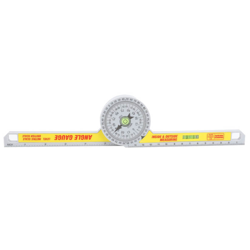 Angle Gauge Miter Saw Protractor Engineering Plastic High Accuracy Measuring Ruler Tool for Outdoors. 