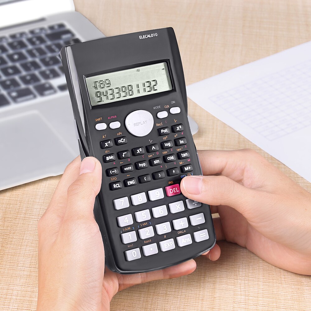 【happy one】Cheap Scientific Calculator 12 Student Calculadora 240 Multi-function Cientifica 2 Line Display. 