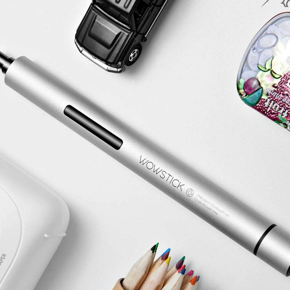 Xiaomi Wowstick 1P+ 19 In 1 Aluminum Alloy Electric Screwdriver + Standard Screwdriver Bits Cordless Power Screwdriver Repair Tools. 