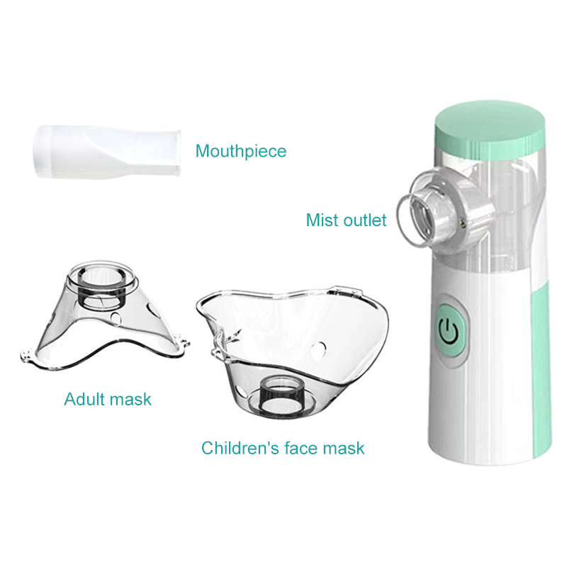 Mesh Portable Nebulizer Silent Mini First Aid Kit Handheld Asthma Inhaler Atomizer Kids Adult Outdoor Saving Emergency Device Demoo. 