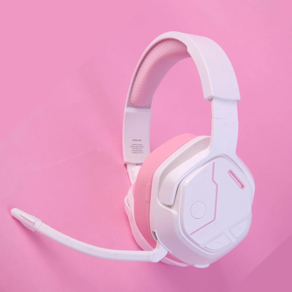 DAREU Dual-mode Wireless BT5.1 ENC Microphone Gaming Headset 7.1 Surround Sound 50mm Driver Over-ear Earphone for PS4 / XBOX. 