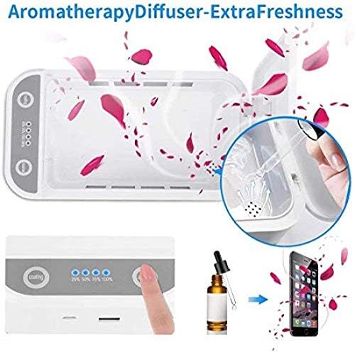 Led Uv Sterilizer Box - 99% Clean Anything Within 5 Mins - Portable Multi-Function Electric Cleaner Case Box for Cell Phone, Jewelry, Pacifier, Watches, Toy, Keys. 