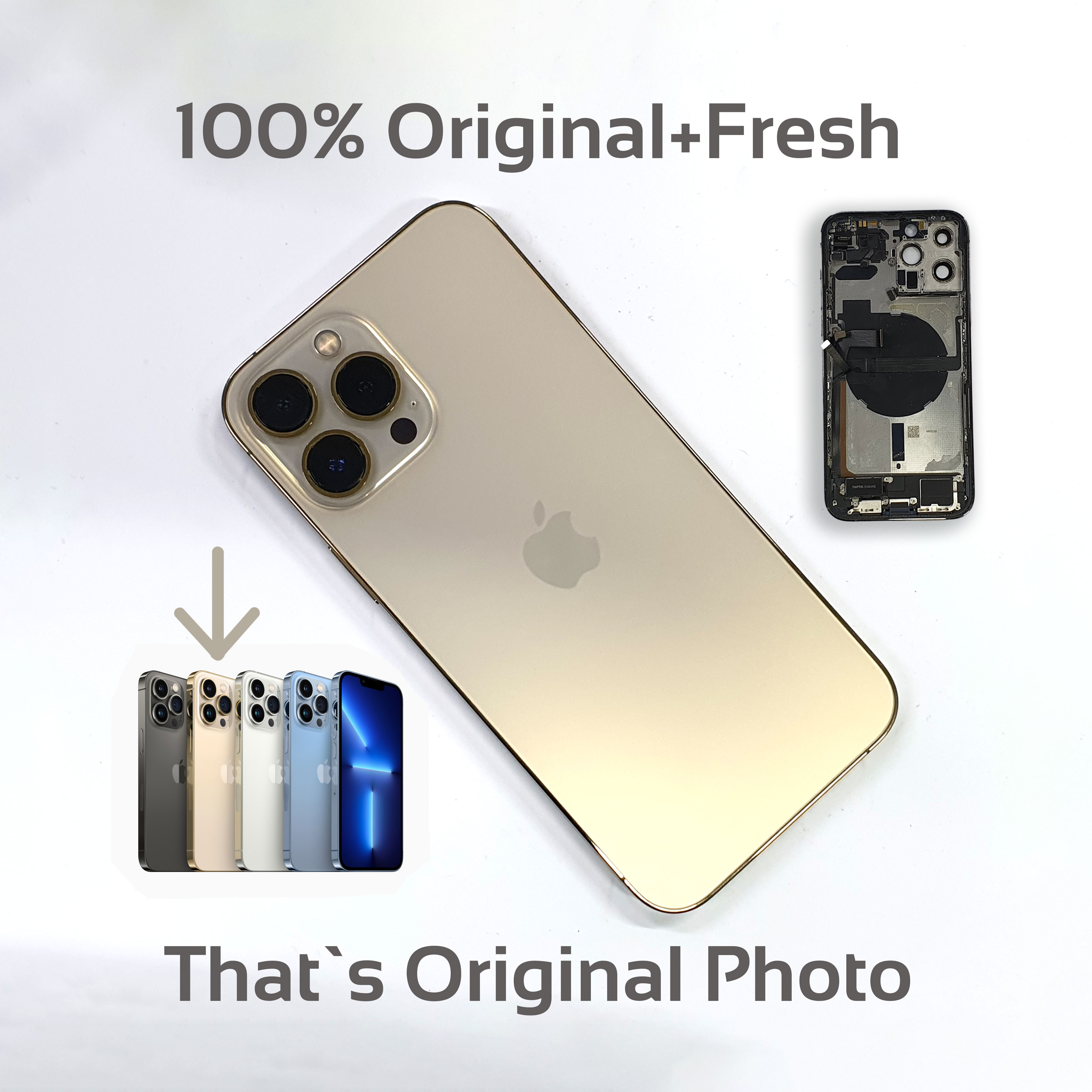 Housing/Setup Casing Body For iPhone 13 Pro Max Used But Fresh (Not Market Quality) Like As Photo. 