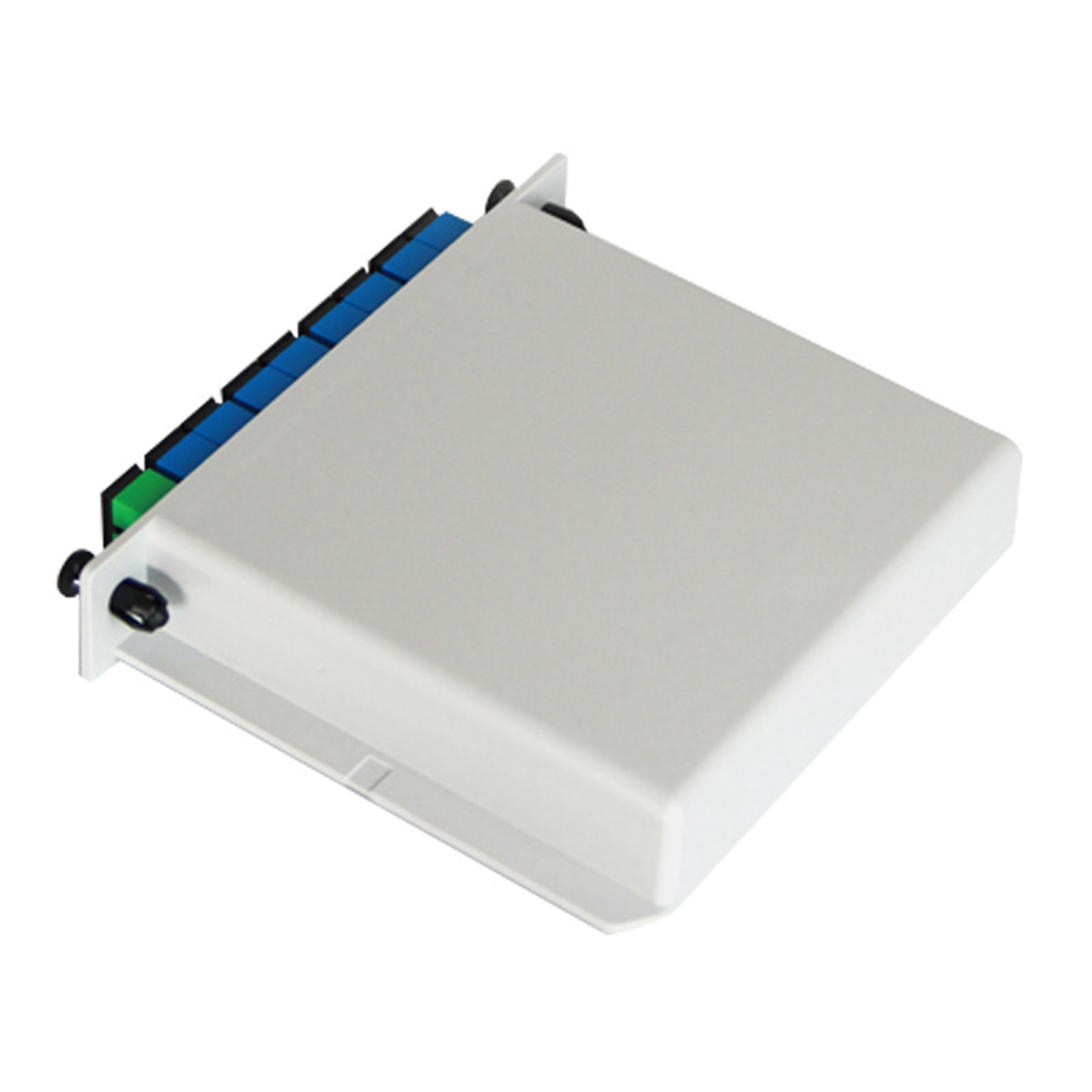 4X Fiber Optic Plc Splitter 1 x 8 Insertion Outdoor Electrical Splitter / Lgx / Cassette Type Sc/Apc. 